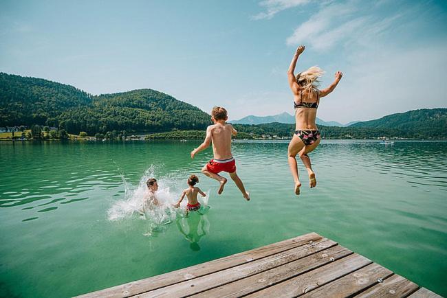 Pension Horvath Cafe&Imbiss Sankt Kanzian am Klopeiner See Bagian luar foto