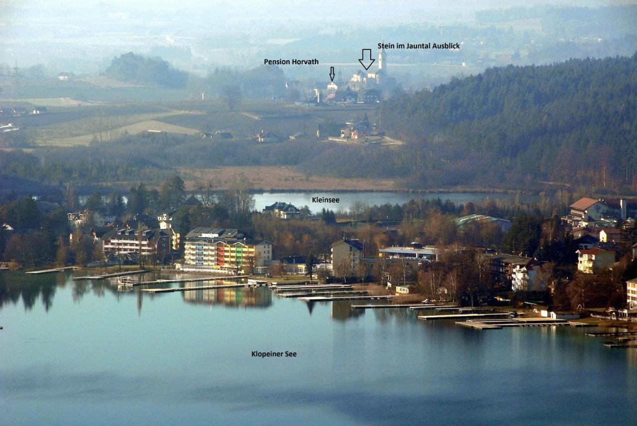 Pension Horvath Cafe&Imbiss Sankt Kanzian am Klopeiner See Bagian luar foto